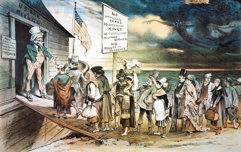 L Immigration Européenne Aux états Unis De 1850 à 1910