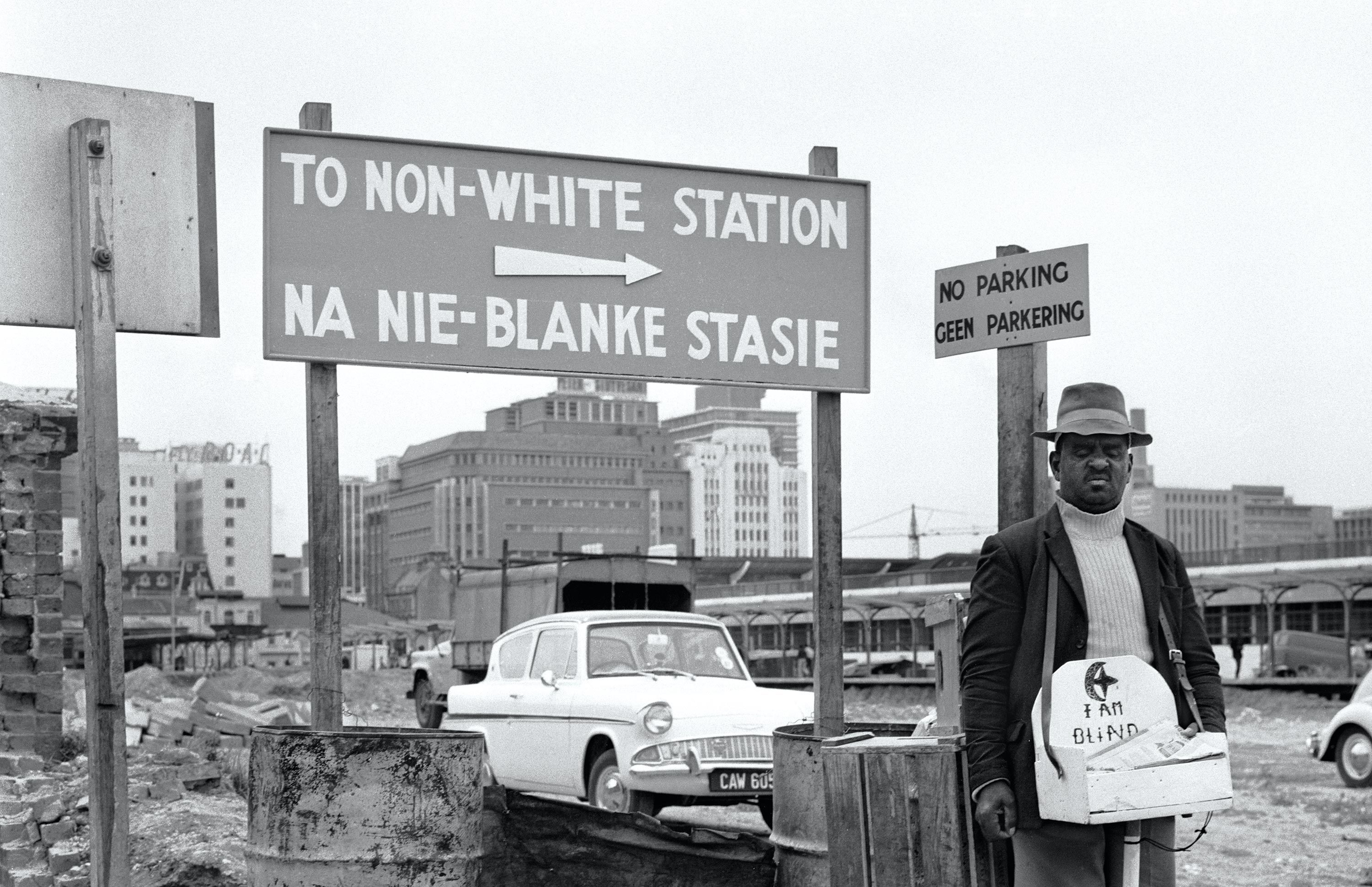 Apartheid Notice On A Beach Near Capetown