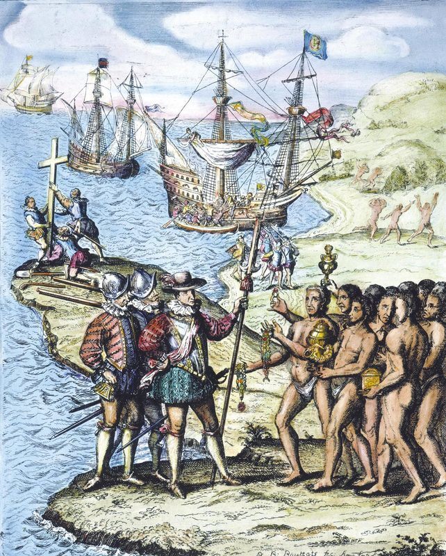 Gravure Théodore De Bry Christophe Colomb Analyse