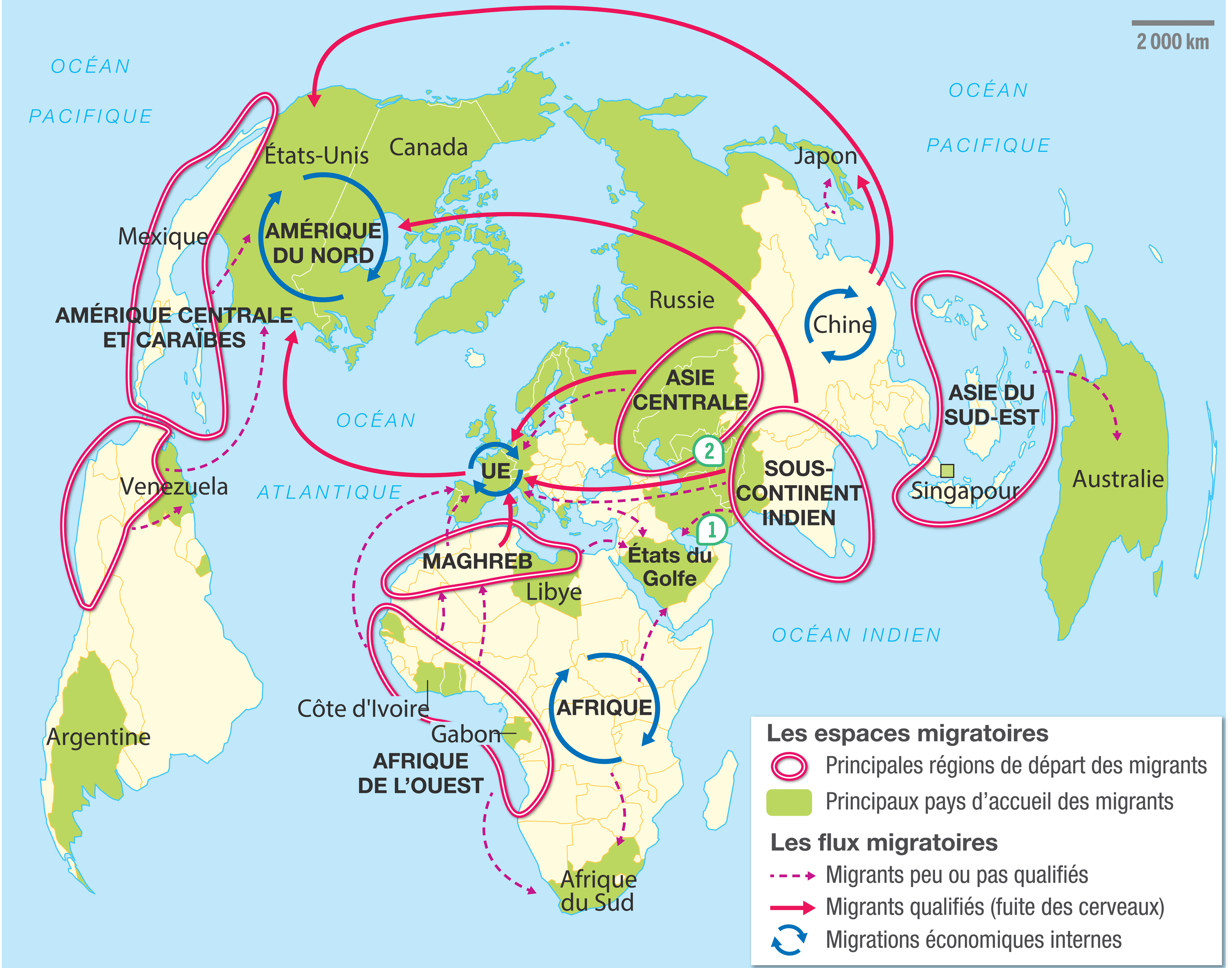 Les migrations internationales