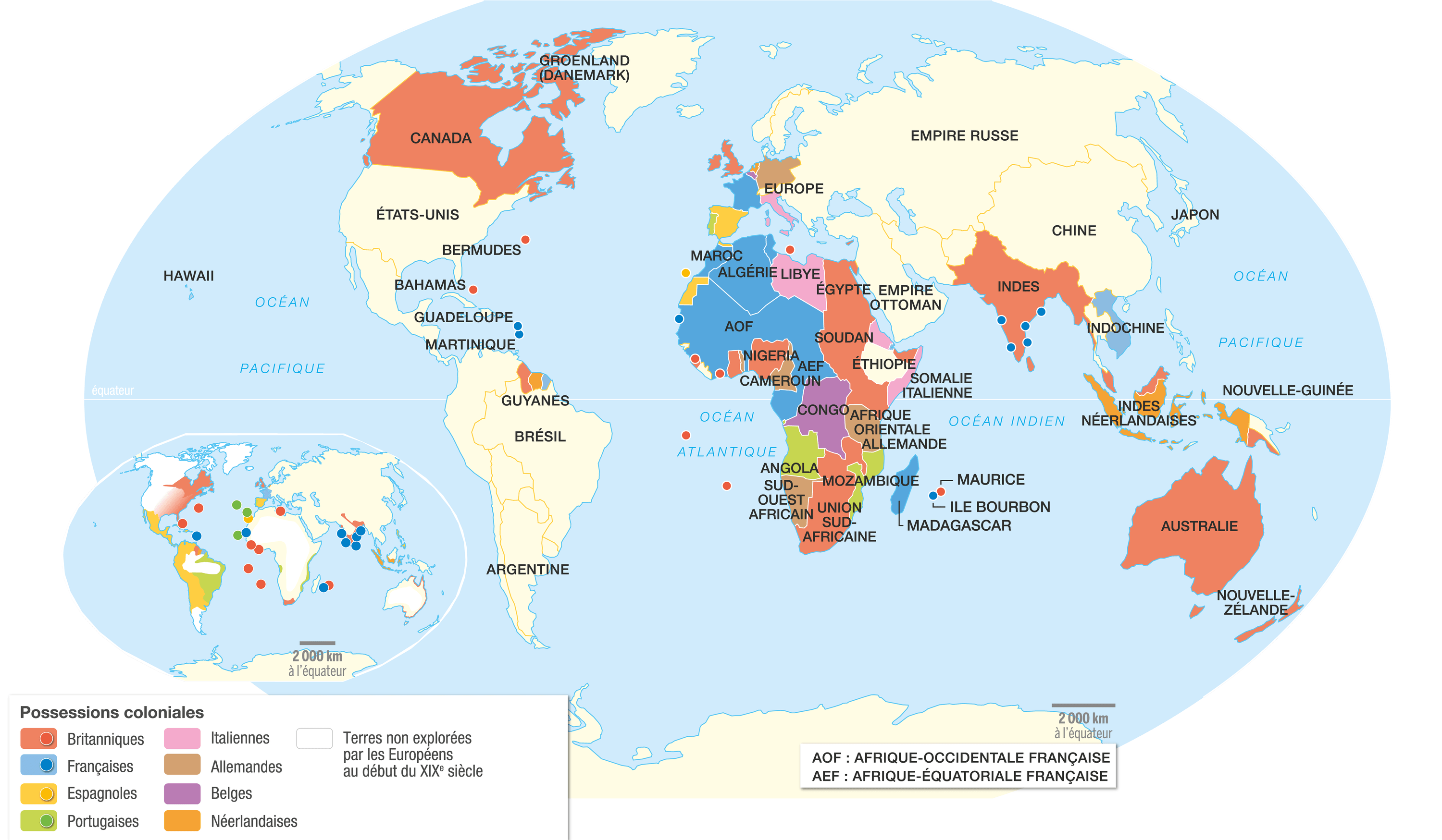 La Formation Des Empires Coloniaux Image Lelivrescolaire Fr   3000.h.4.5.c2.1. 