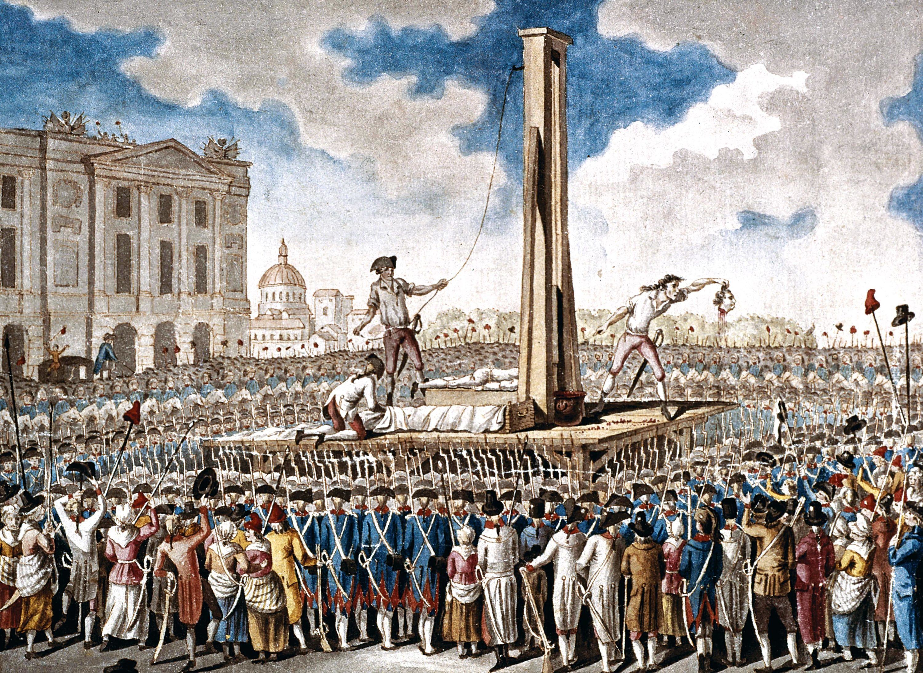 L’exécution de Louis XVI, le 21 janvier 1793 à Paris