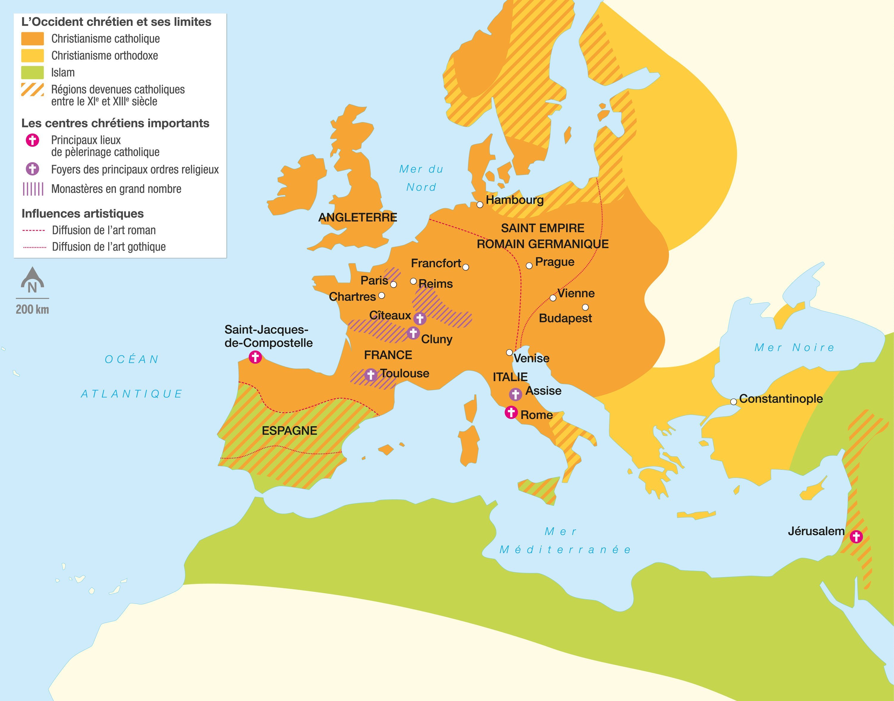 L’Occident Chrétien Au XIIIᵉ Siècle