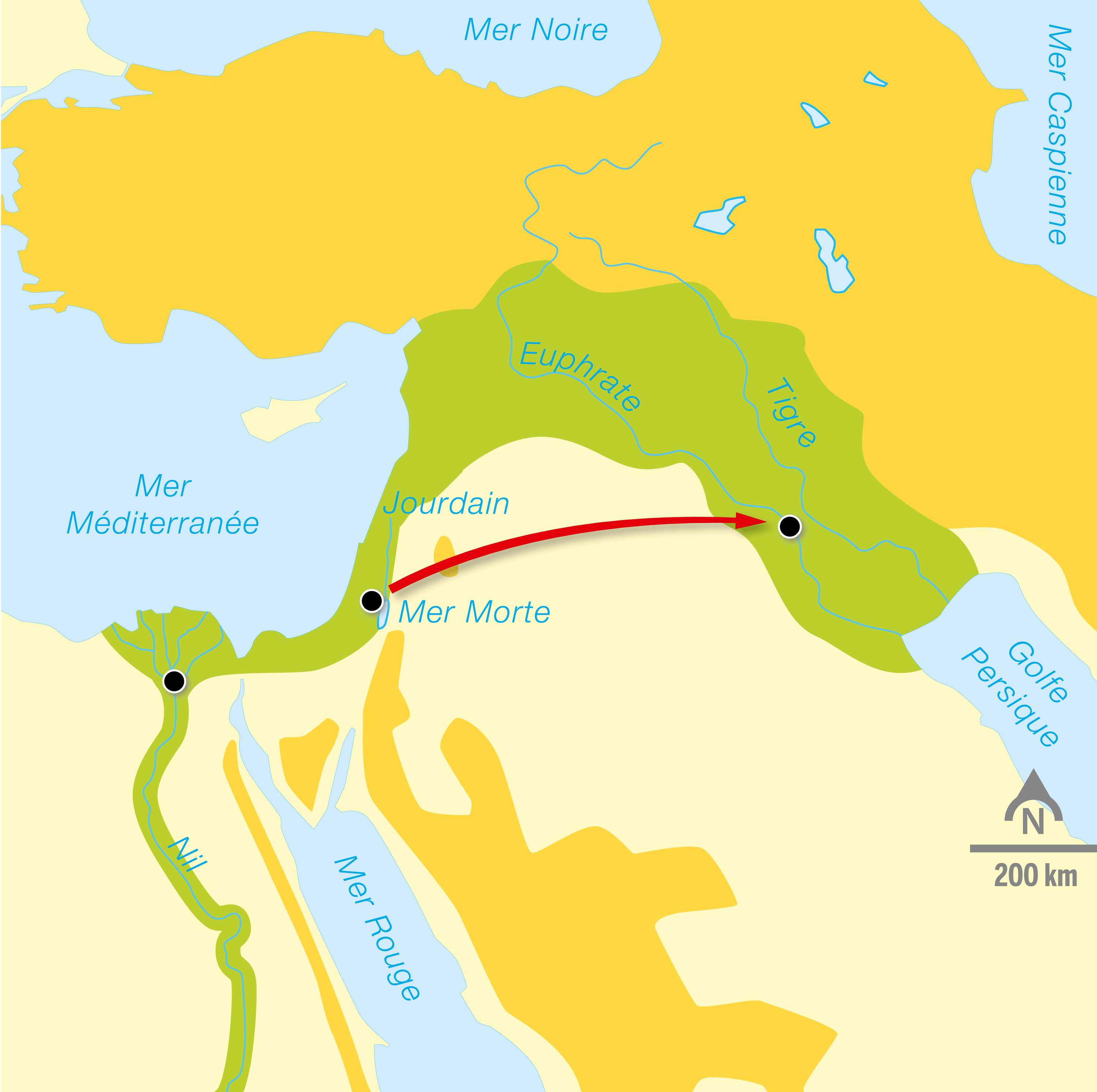 Carte L Orient Ancien Au 3ème Millénaire Avant Jc