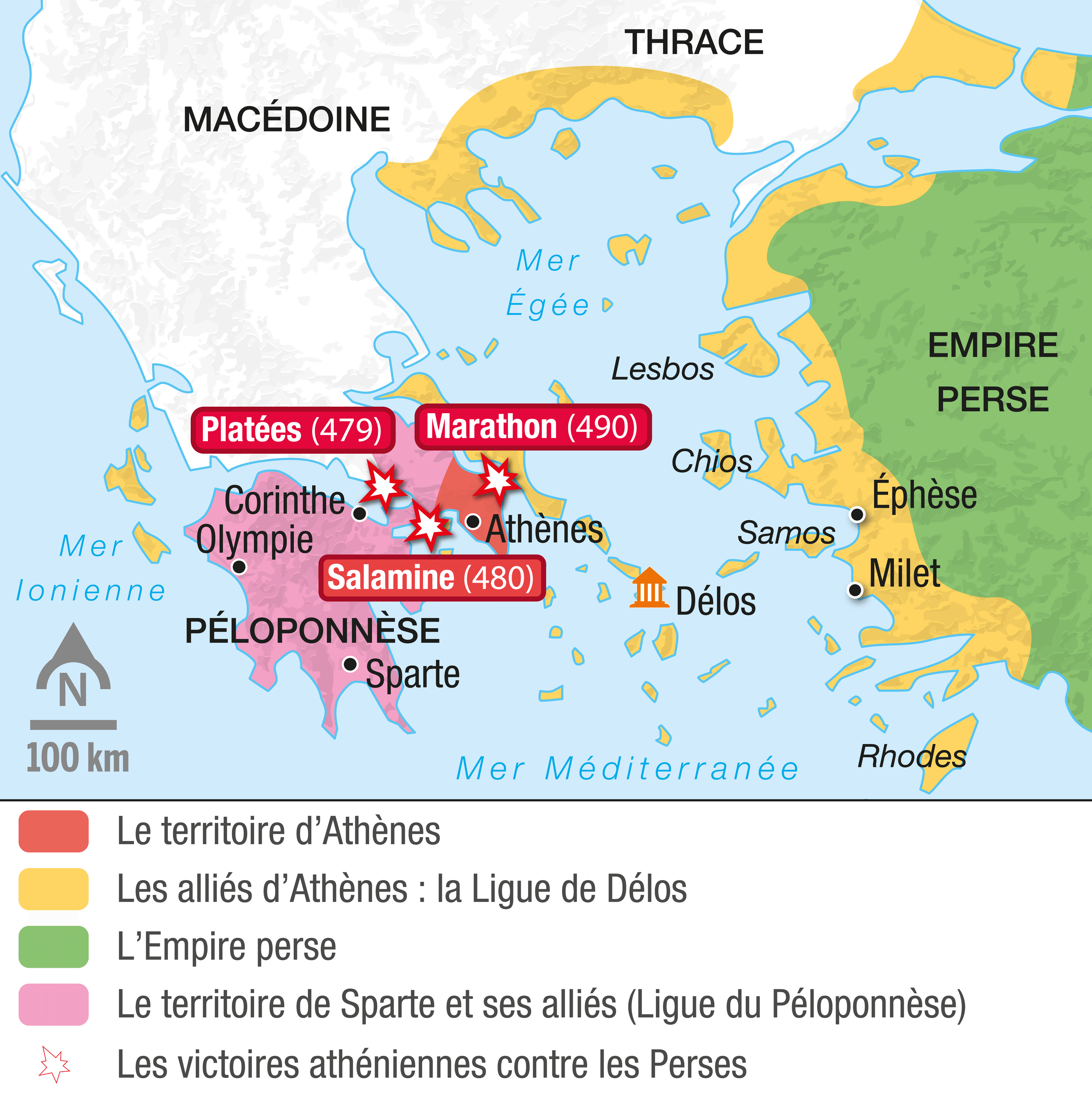 Des rivalités entre les cités