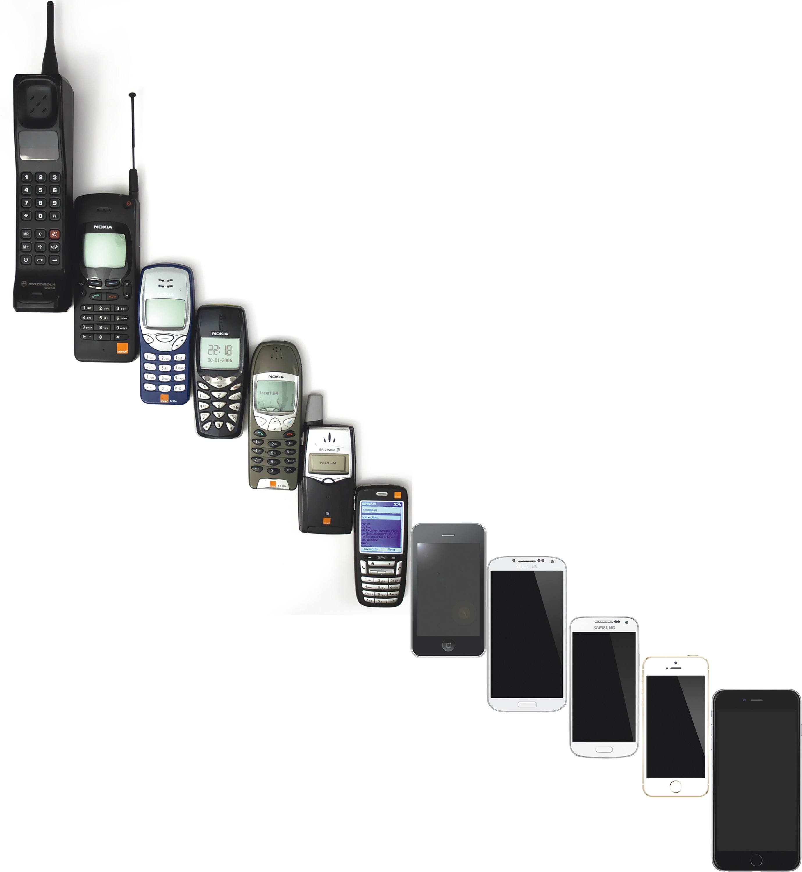 Évolution Des Téléphones Portables 0838