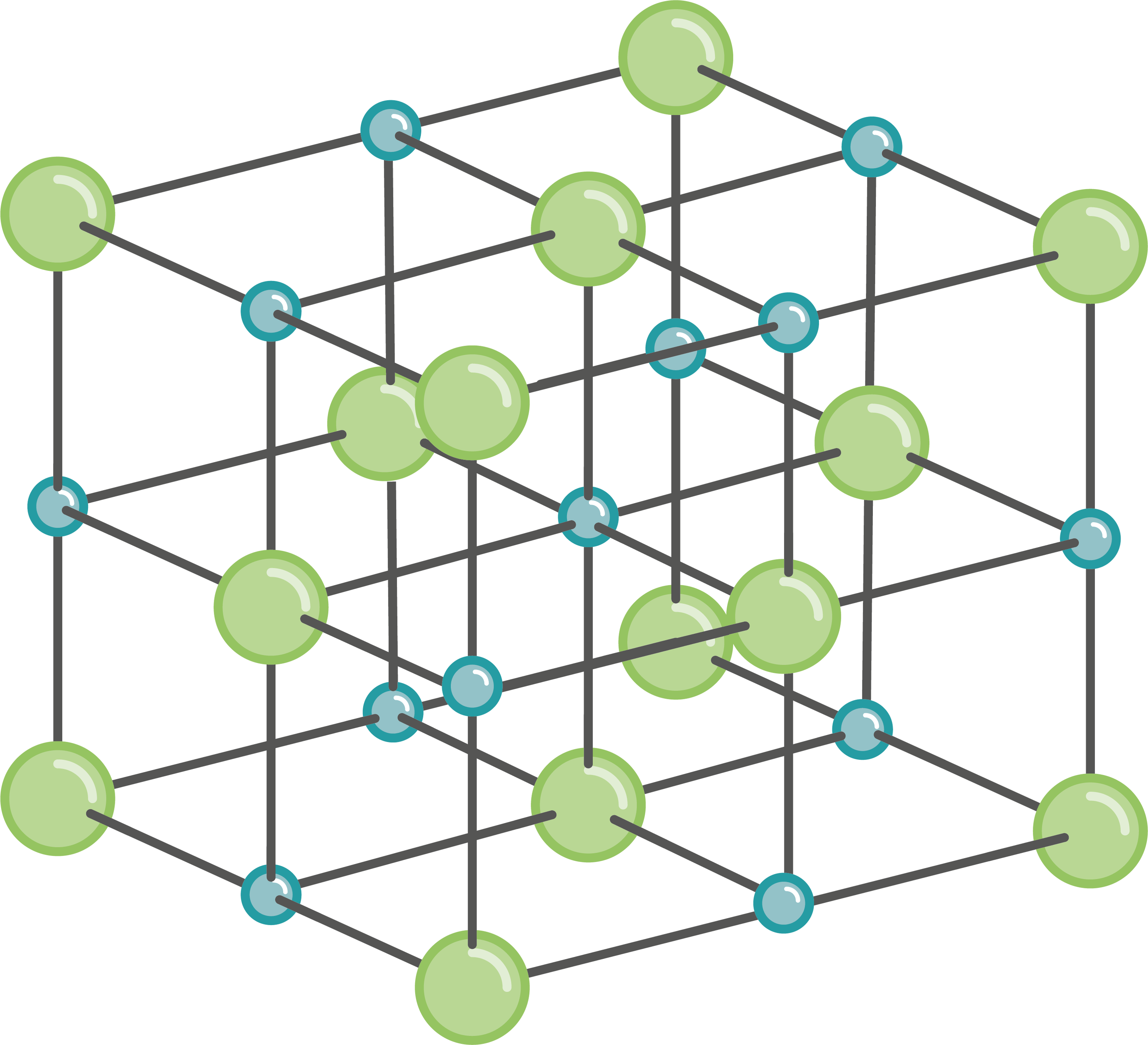 Le chlorure de sodium, un solide ionique.