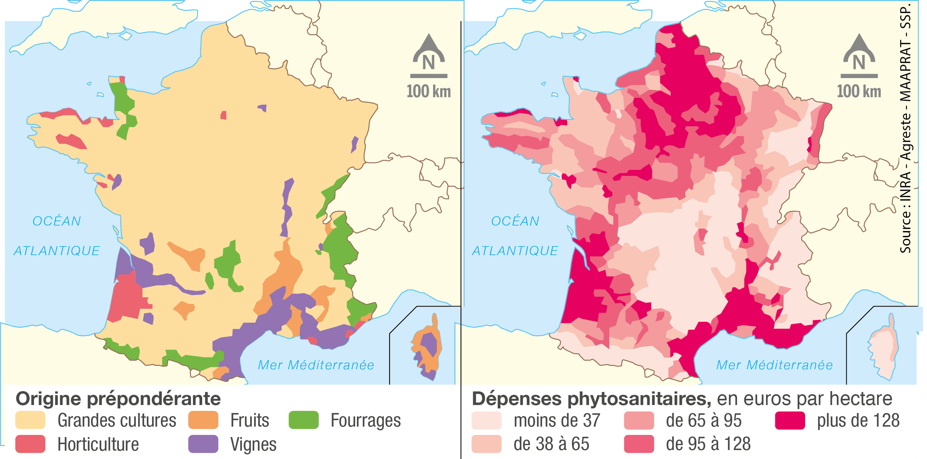 L’utilisation des produits phytosanitaires en France durant les années