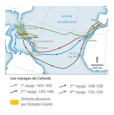 christophe colomb voyage accompli