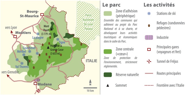 Massif Et Parc National De Vanoise. 94 Itineraires De Randonnees
