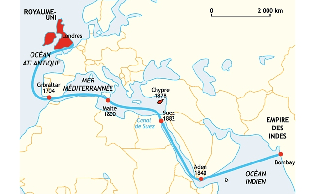 Le canal de Suez, un espace stratégique