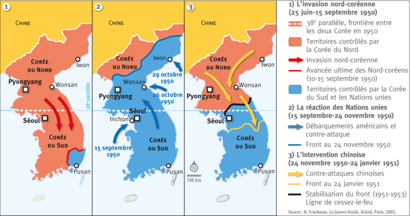 La guerre de Corée : quand la guerre froide devient « chaude ...