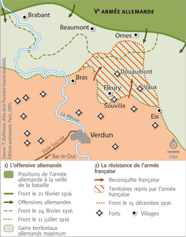 La bataille de Verdun (févrierdécembre 1916)