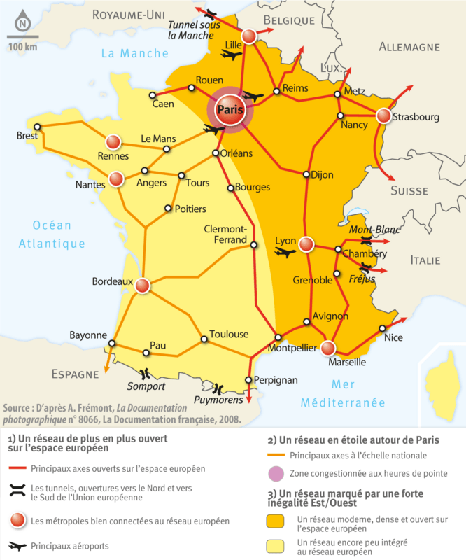 L'organisation Des Réseaux De Transport En France